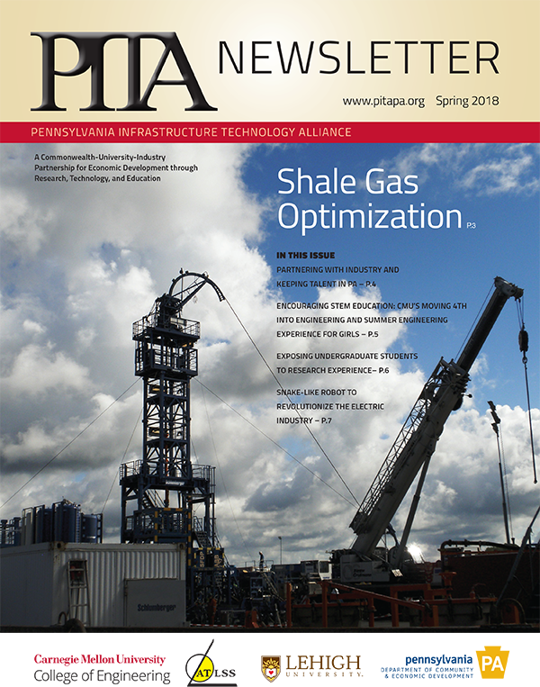 PITA Newsletter: Spring 2018 issue cover